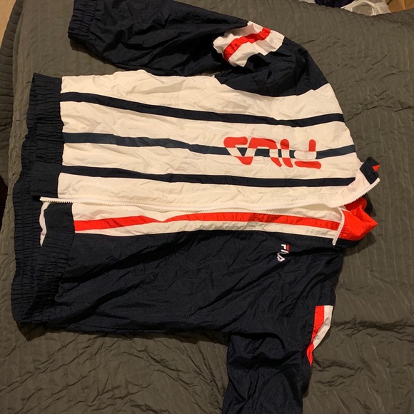 Fila Other - Fila men’s vintage windbreaker set - jacket + coat